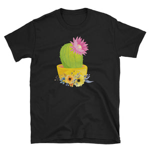 Cactus Flower Short-Sleeve Unisex T-Shirt / Desert Tee / Cute Cactus Shirt / Succulents Plants / Funny Graphic Tee