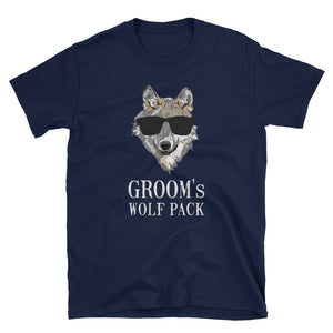 Bachelor Party Groom's Wolf Pack Short-Sleeve Unisex T-Shirt