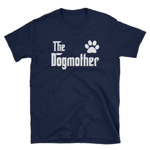 Personalized The Dogmother Short-Sleeve Unisex T-Shirt, Dog Paw T-shirt, Funny Dog Mom T-shirt