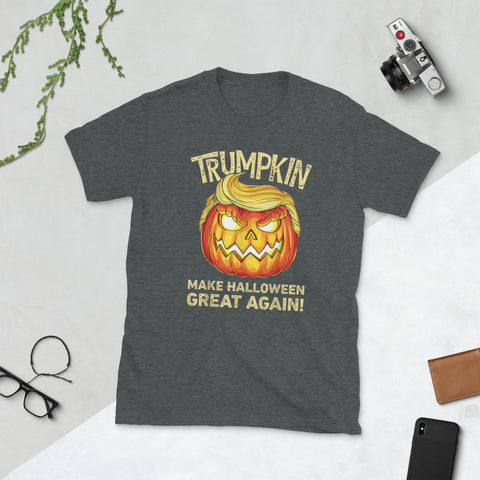 Image of Trumpkin Make Halloween Great Again Short-Sleeve Unisex T-Shirt