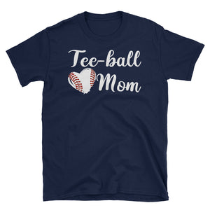 Tee-ball Mom Unisex Softstyle T-Shirt, Mother's Day Gift For Tee-ball Mom