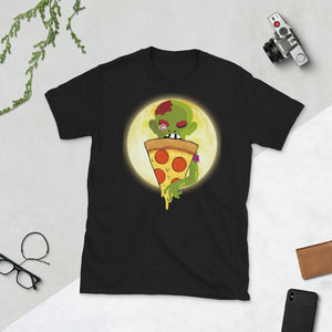 Pizza Zombie Halloween Short-Sleeve Unisex T-Shirt
