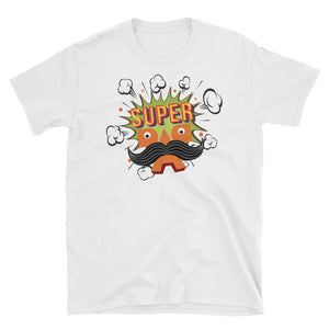 Super Dad Short-Sleeve Unisex T-Shirt, Funny Dad Shirt, New Dad, Super Bearded Dad