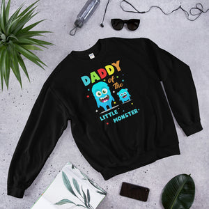 Daddy Of The Little Monster Sweatshirt, Funny Sweatshirt Gift For Daddy in Father's Day