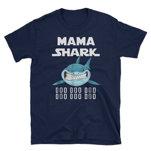 Personalized Mama Shark Doo Doo Doo Short-Sleeve Unisex T-Shirt, Matching Baby Shark For Family Shark