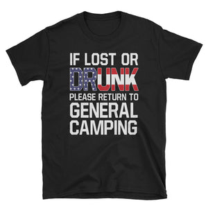 If Lost Or Drunk Please Return To Custom Name Short-Sleeve Unisex T-Shirt