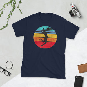Beach Volleyball Retro Vintage Player Coach Short-Sleeve Unisex T-Shirt