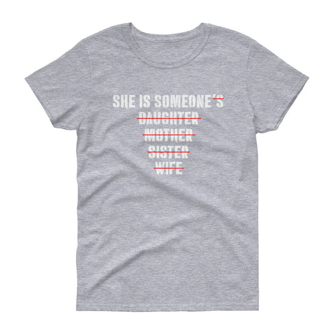 Image of Daughter Mother Sister Wife Women's short sleeve t-shirt