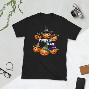 Pumpkin Team Halloween Happy Day Halloween Short-Sleeve Unisex T-Shirt