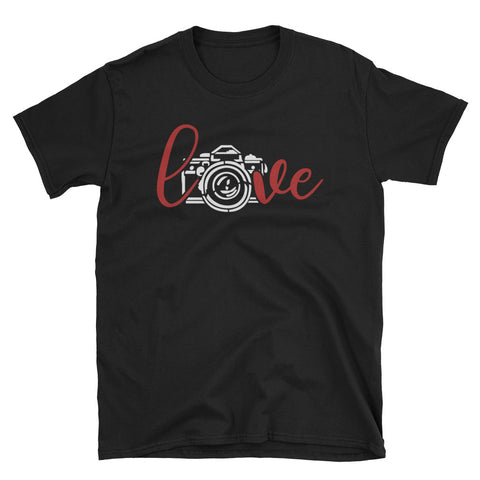 Image of Love Photography Short-Sleeve Unisex T-Shirt, Photographer Gift