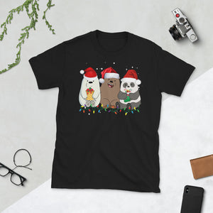 Bear Celebrates Christmas Christmas Bear Short-Sleeve Unisex T-Shirt