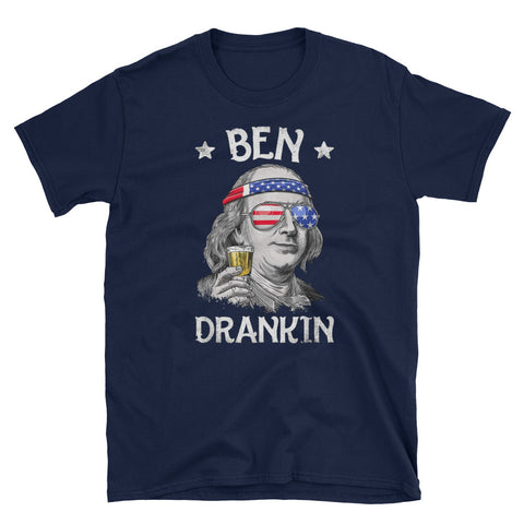 Image of Ben Drankin 4th Of July Short-Sleeve Unisex T-Shirt