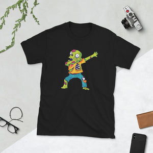 Dabbing Zombie Halloween Dab Zombie Short-Sleeve Unisex T-Shirt