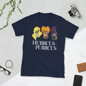 Hurrcus Purrcus Binx Halloween Cat Lovers Short-Sleeve Unisex T-Shirt