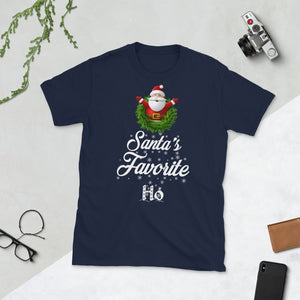 Santas Favorite Ho Christmas Short-Sleeve Unisex T-Shirt