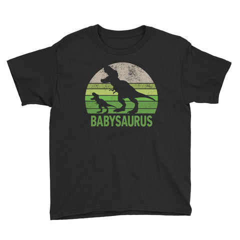Image of BabySaurus Youth Short Sleeve T-Shirt, Matching Family Saurus For Kids