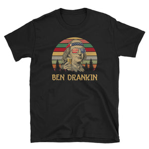 Ben Drankin 4th of July Vintage Short-Sleeve Unisex T-Shirt