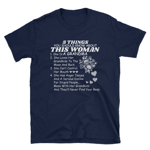 5 Things You Should Know About This Grandma Short-Sleeve Unisex T-Shirt / Grandma Gift / Birthday Shirt For Grandma