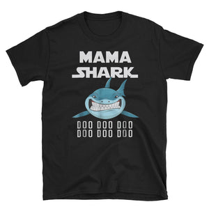Personalized Mama Shark Doo Doo Doo Short-Sleeve Unisex T-Shirt, Matching Baby Shark For Family Shark