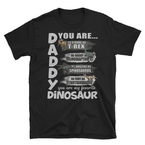 Daddy DinoSaur Short-Sleeve Unisex T-Shirt, Father's Day Shirt For Daddy
