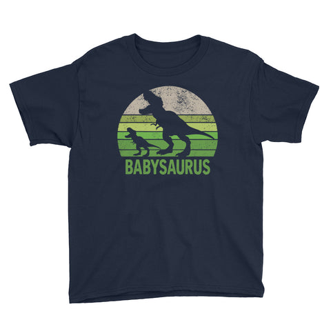 Image of BabySaurus Youth Short Sleeve T-Shirt, Matching Family Saurus For Kids