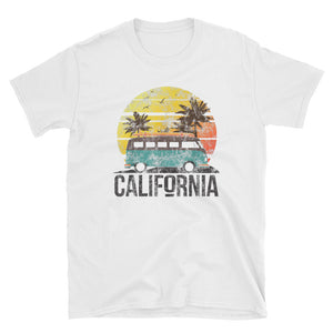Retro California Beach Short-Sleeve Unisex T-Shirt