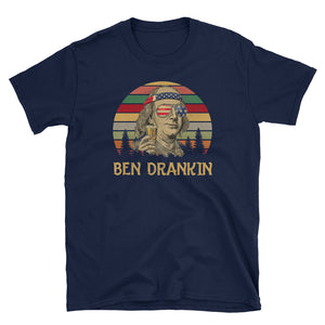 Ben Drankin 4th of July Vintage Short-Sleeve Unisex T-Shirt