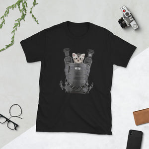 Halloween Cat Cool Cats Carrier Short-Sleeve Unisex T-Shirt