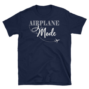 Airplane Mode Short-Sleeve Unisex T-Shirt, Vacation Mode Shirt, Vacation Shirt, Airplane Traveling, Summer Shirt