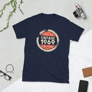 50 Years Old Gifts- 50th Birthday Gift Vintage 1969 Short-Sleeve Unisex T-Shirt