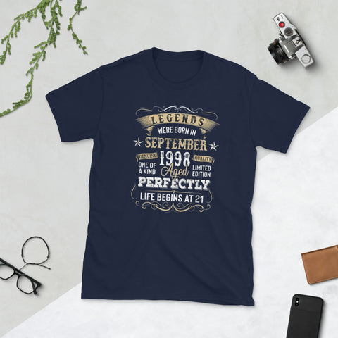 Image of Legend Since September 1981 38th Birthday Gift Short-Sleeve Unisex T-Shirt