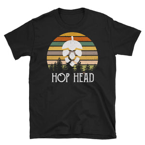 Vintage Hop Head Short-Sleeve Unisex T-Shirt, Beer Lovers Shirt, Hop Lover T-shirt, Craft Beer Brewer Hops IPA Drinking Homebrew Gift