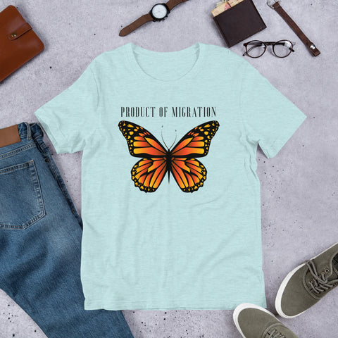 Image of Product Of Migration Premium Short-Sleeve Unisex T-Shirt, Painting Butterfly Shirt
