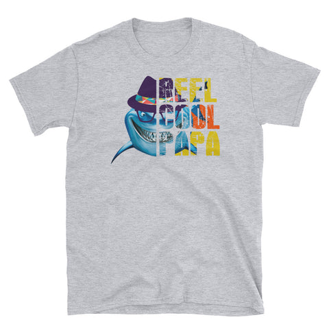 Image of Reel Cool Papa Short-Sleeve Unisex T-Shirt, Father's Day Shirt For Fishing Papa