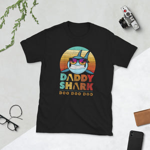 Daddy Shark T-Shirt Doo Doo Doo Tee Short-Sleeve Unisex T-Shirt