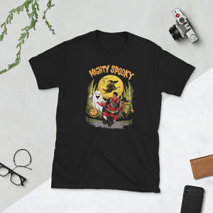 Halloween Scary Ghost Creepy Jack o Lantern Short-Sleeve Unisex T-Shirt