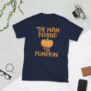 Halloween Pregnancy Man Pumpkin Short-Sleeve Unisex T-Shirt